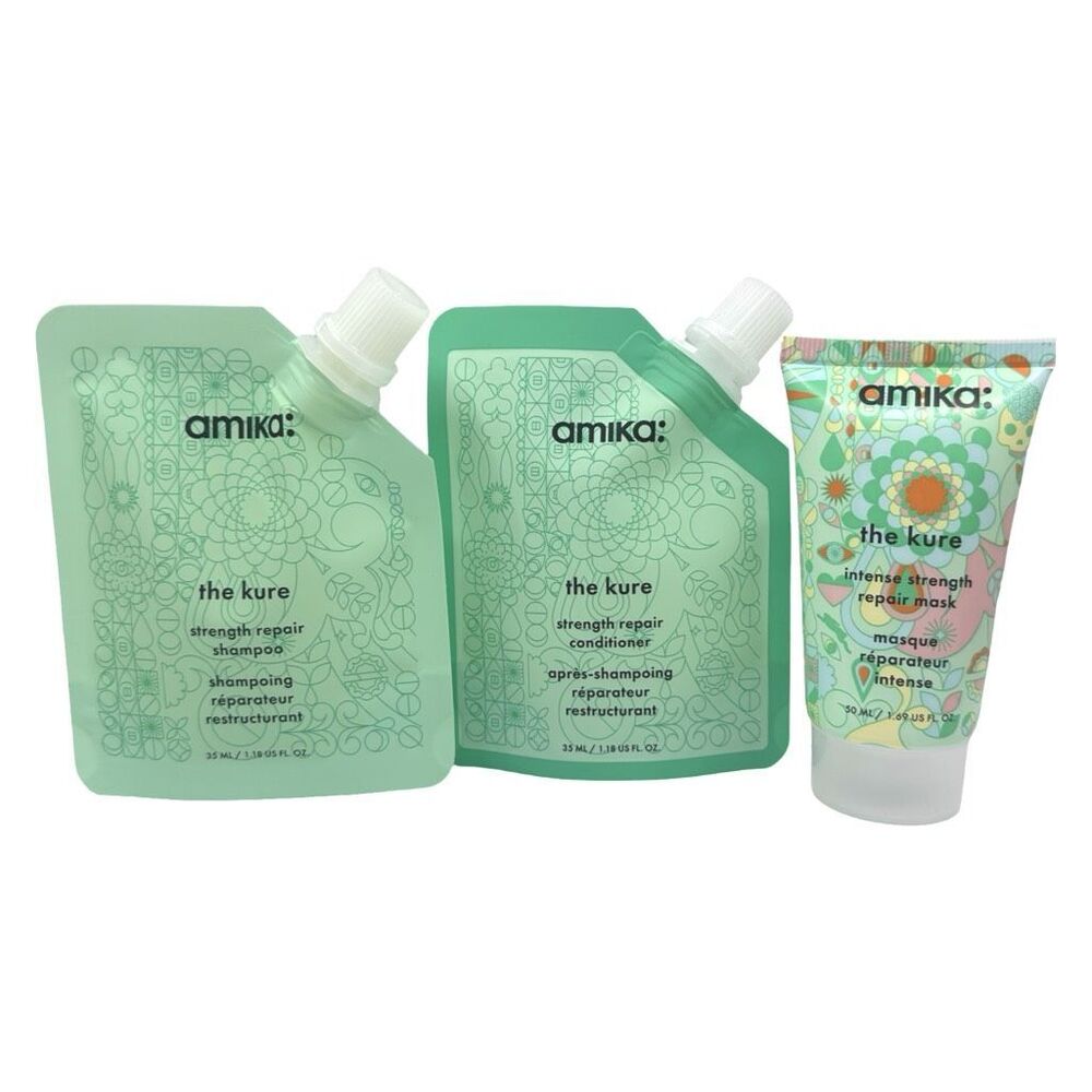 amika: Bye Bad Hair Days! The Kure Strength Repair Trial Set Beauty Insider